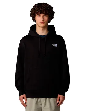 Felpa Con Cappuccio Essential Relaxed TNF Black L