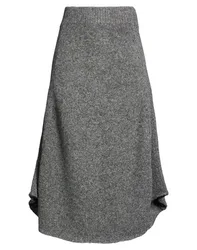 Falda midi Mujer Gris XS/S Mujer