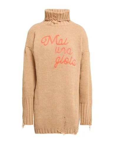 Rollkragenpullover Damen Sand M,S,XS Damen - SHOPART - FashionsVida