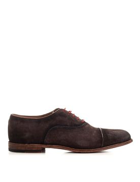 Scarpa derby in pelle scamosciata