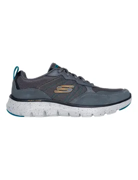 Sneakers grigie con tomaia in vera pelle e suola Flex-Lite Flex Advantage 5.0 41 - Skechers - FashionsVida