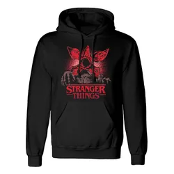 Sweat à Capuche Stranger Things Pixel Demogorgon Black / Multicolor M unisex