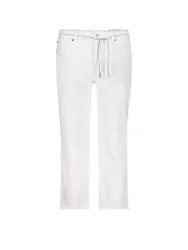 Jeans Straight Fit 7/8 creme 38 damen