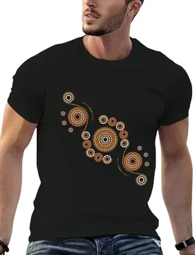 Aboriginal Art Aborigine Australian Indigenous aboriginal Flag autochthon Bigambul Points Circle Autumn Day Gift For Mot T-Shirt - Aliexpress - FashionsVida