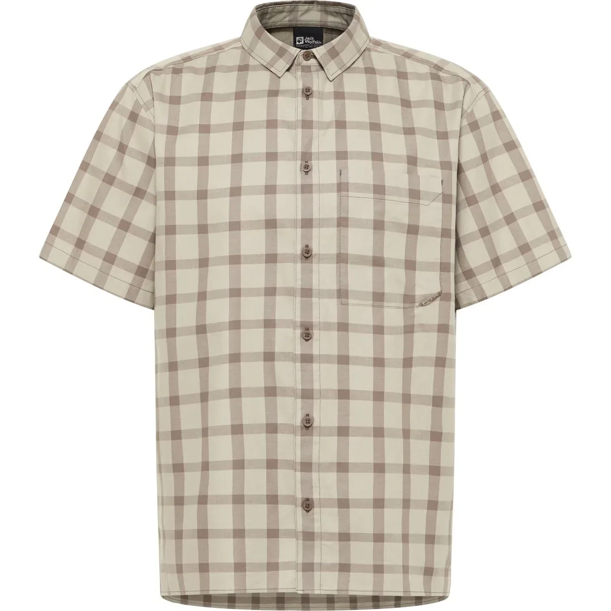 Planalto Herren Hemd, braun M - Jack Wolfskin - FashionsVida