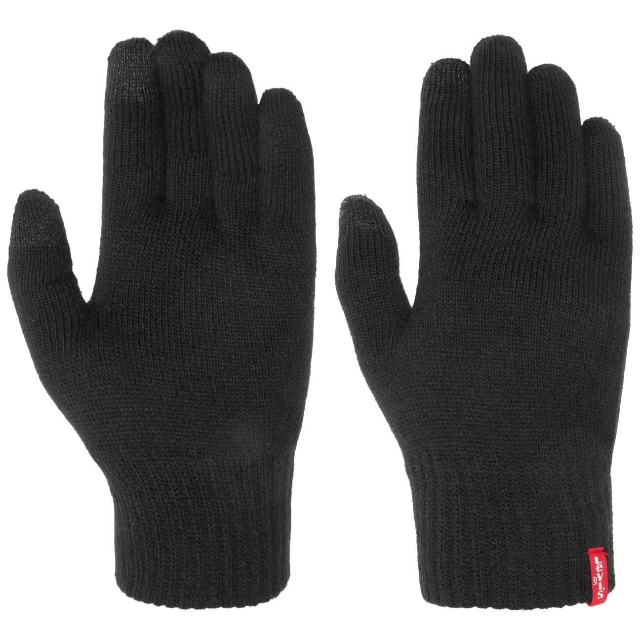 Touchscreen Gloves by - black - Herren - Size: L - Levis® - FashionsVida