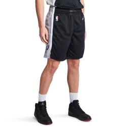 NBA Herren Kurze Hosen - Schwarz - Größe XL - Poly Mesh Black XL