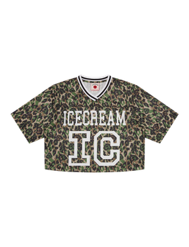 Cropped Football Jersey - Camo