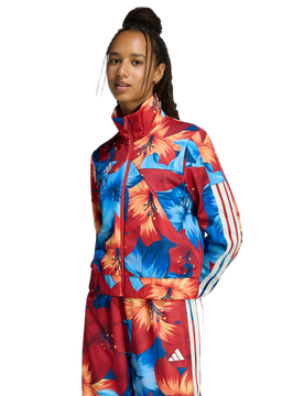 X Farm Rio House Of Tiro Track Top Damen Jacken - Blau - Größe S (34-36) - Poly Mesh Blue S (34-36)
