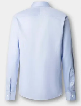 Camisa de hombre formal en espiga fit tailored - Hackett - FashionsVida