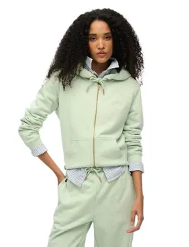 Felpa Con Zip Essential Logo Surf Spray Green XL
