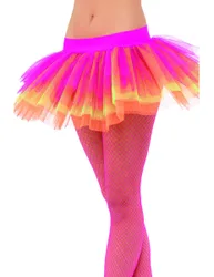 RUBIES NL Tutu Unterrock pink-gelb
