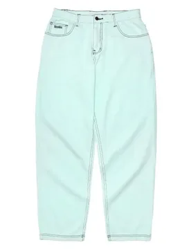 Jean Classic Mint White / Black Stiching 30 - Heavies - FashionsVida