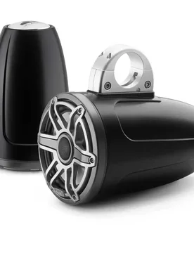 M6-770etxv3-sb-s-gmti M6 Marine Enclosed Coaxial Speaker Satin Black 100W unisex - JL Audio - FashionsVida