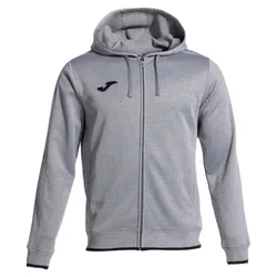 Olimpiada Hoodie Grey Melange / Black 12-14 Years Boys