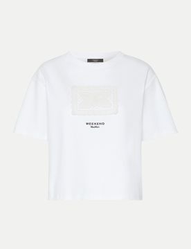 T-Shirt mit Stickereien WKDSALA Weiß S
