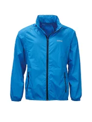 Chaqueta de lluvia plegable para hombre azul XS