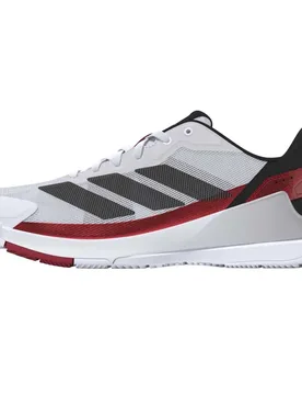Crazyquick Ls Padel Shoes Cloud White / Core Black / Lucid Red UK 6 - Adidas - FashionsVida