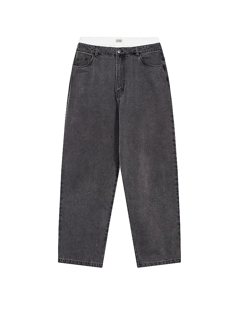 Jeans Jambe Large gris XL - Karo Kauer - FashionsVida