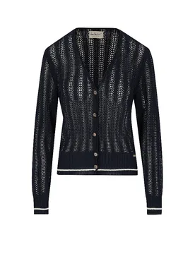 Gilet traditionnel en tricot LUAKIRELLA bleu marine M - LUIS TRENKER - FashionsVida