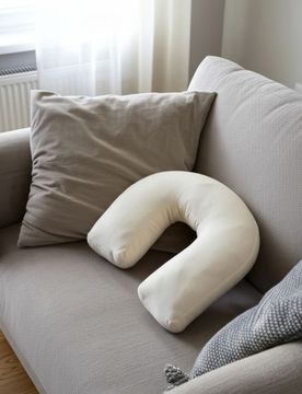 Cuscino per il collo - panna