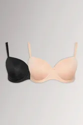 Women's 2 Pack T-Shirt Bras Size: 42DD - Multicolor - Size: 42DD