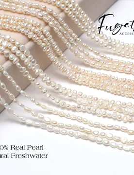 String 3-4mm 100% Natural Freshwater Pearl Loose Mini Beads Charms for DIY Women Men Necklace Jewelry Making Accessories - Aliexpress - FashionsVida