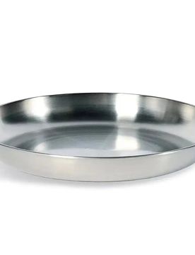 Teller large 23 cm stainless steel Default Title adult
