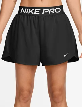 Pro Dri-Fit Mid-Rise-Lined 3" Woven Damen Shorts, schwarz US: XL - Nike - FashionsVida