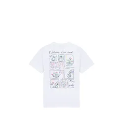 T-shirt Patureau brodé en coton biologique Blanc XS Male