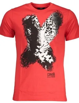 T-Shirt Qxt63ajd060ro020002xl Eu Xxl;Eu L;Eu Xl Male - Roberto Cavalli - FashionsVida