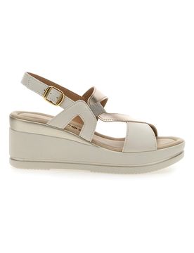 Sandali Champagne con Zeppa 7cm MK3313258 40