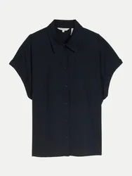 Bluse mit Relaxed-fit Schwarz 38
