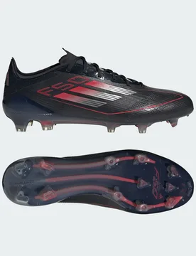 Scarpe da calcio F50 Elite Firm Ground 47 1/3 Core Black / Iron Metallic / Lucid Red - Adidas - FashionsVida