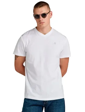 T-shirt à Manches Courtes Base-s White XL - G-Star - FashionsVida