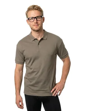Polo à Manches Courtes Parlay 240 10275625 Open Brown 245 S - BOSS - FashionsVida