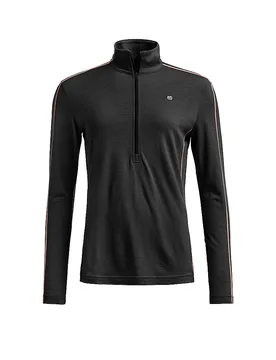 Damen Unterzieh Zipshirt 185 ROCK'N'WOOL schwarz L W - Ortovox - FashionsVida