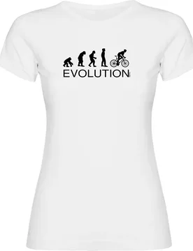 Maglietta A Maniche Corte Evolution Bike White - Kruskis - FashionsVida