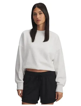 Sweat-shirt Rival Fleece Oversized Crew Gray / White S - Under armour - FashionsVida
