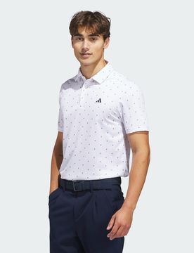 POLO PERFORMANCE PRINTED M White