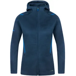 Freizeitjacke Challenge mit Kapuze (marine meliert/royal / Größe 34 / Damen)