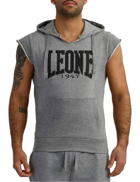 Sweat à Capuche Logo Grey L