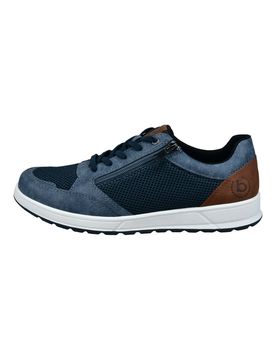 Sneakers blu con lacci e zip laterale 331AFB0569004100 41