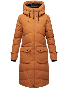MARIKOO Abrigo de invierno naranja