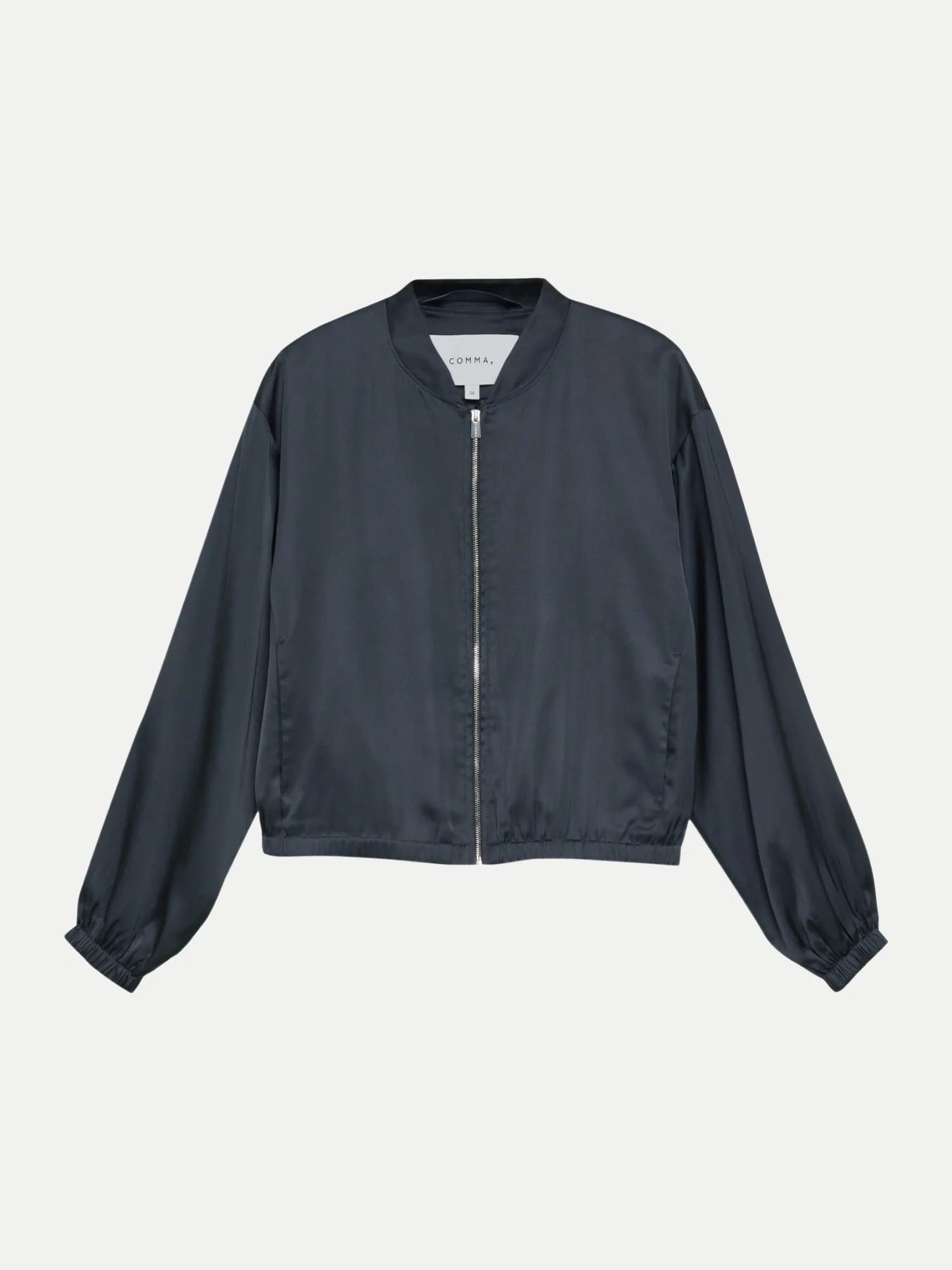 Comma Satin-Blousonjacke Schwarz 34 - Comma - FashionsVida