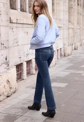Street One Bootcut Jeans female Blau