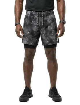Pantaloni Corti Adi365 Spray Dye 2in1 Grey Four S - Adidas - FashionsVida