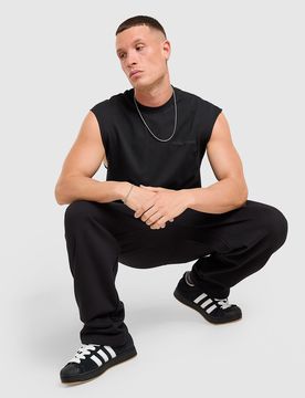 Mens Canotta Pigment - Nero, nero nero Uomo taglia XL