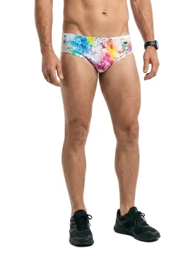 Chupa Chups Paint Swimming Brief Multicolor XL Men - OTSO - FashionsVida