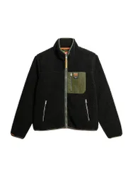 Fleecejacke schwarz S herren